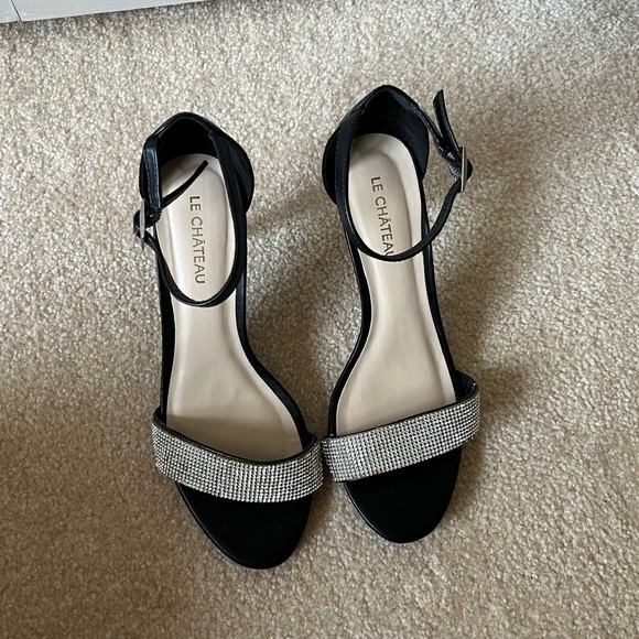 Sparkly Black Heels - Picture 2 of 7